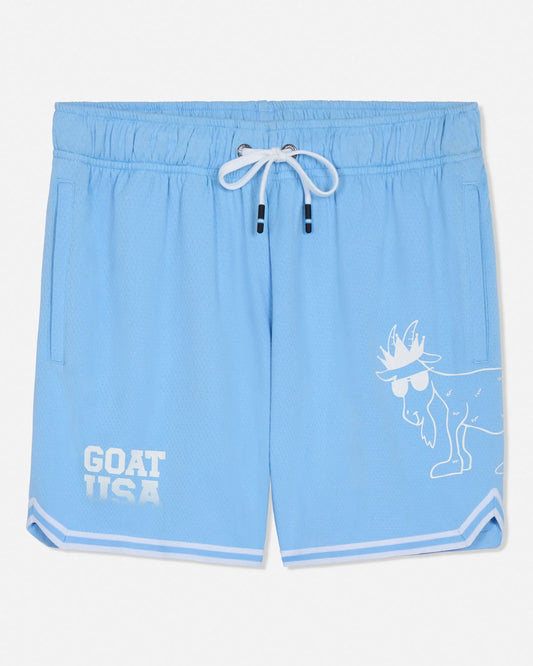 GOAT USA Big Goat Mesh Shorts - Carolina Blue