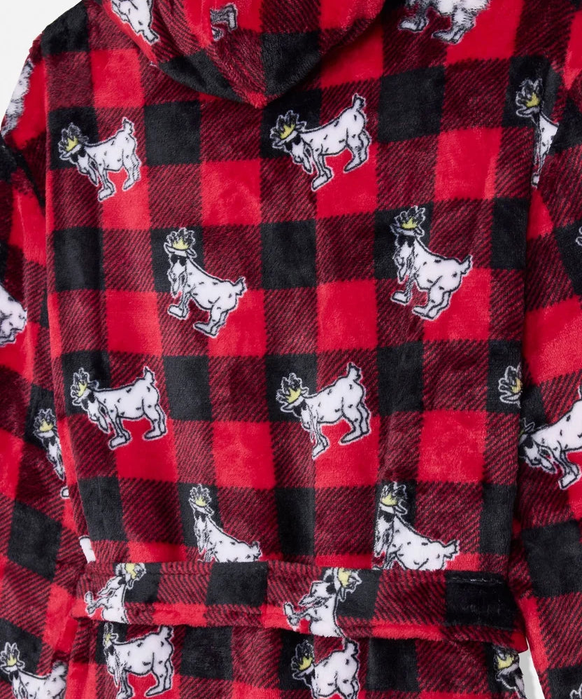GOAT USA Buffalo Check Bath Robe