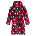 GOAT USA Buffalo Check Bath Robe