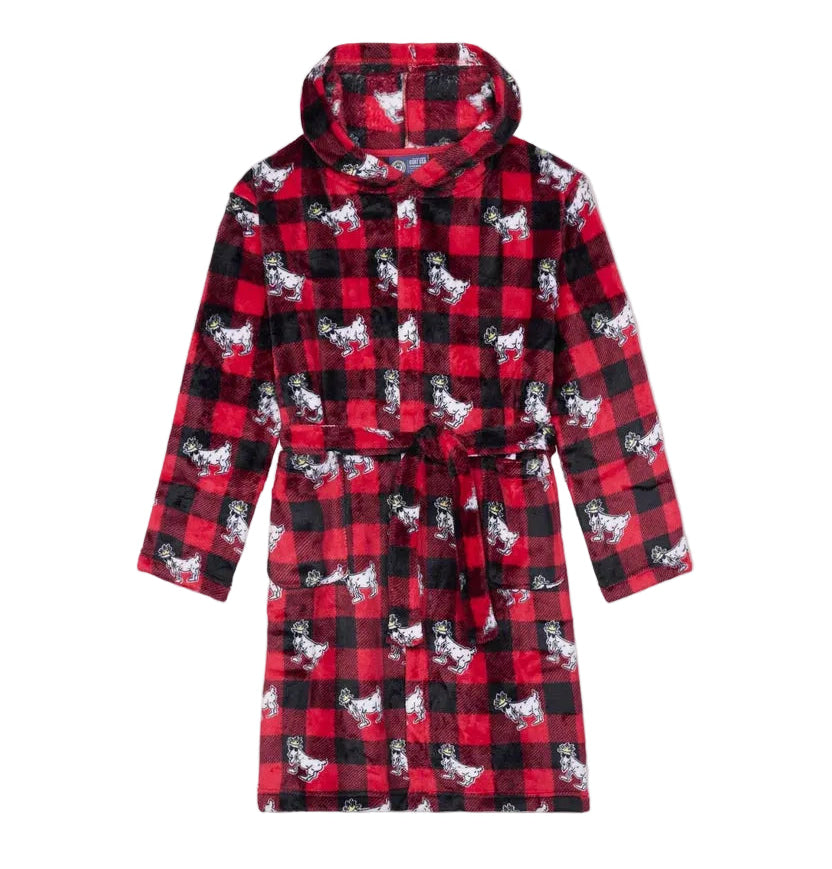 GOAT USA Buffalo Check Bath Robe