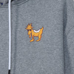 GOAT USA Chicken Nugget Hooded Sweatshirt- Gray Heather