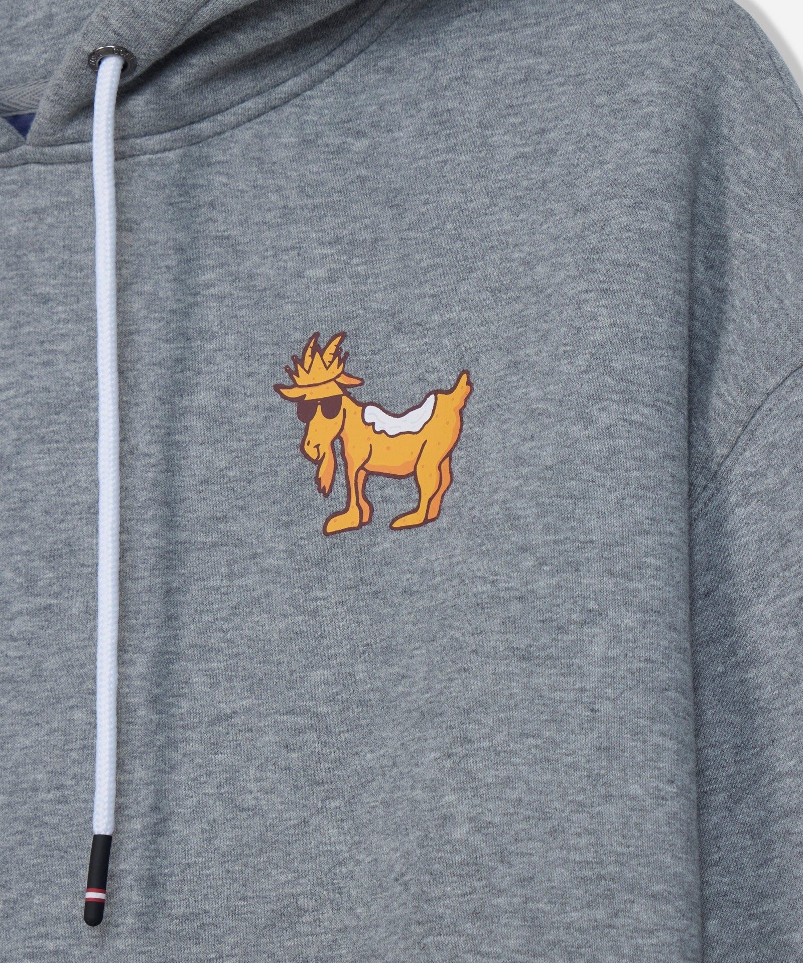 GOAT USA Chicken Nugget Hooded Sweatshirt- Gray Heather