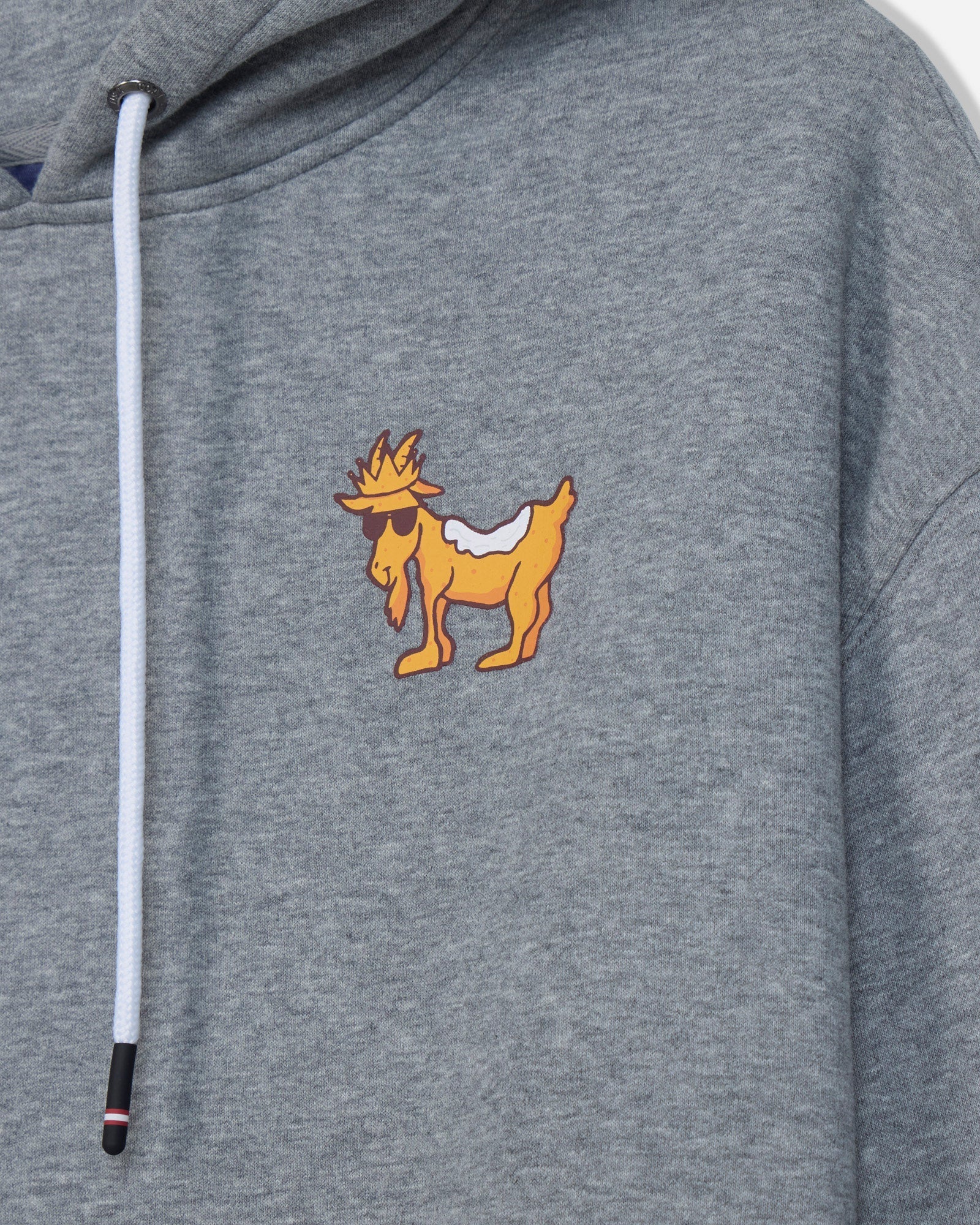 GOAT USA Chicken Nugget Hooded Sweatshirt- Gray Heather