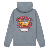 GOAT USA Chicken Nugget Hooded Sweatshirt- Gray Heather