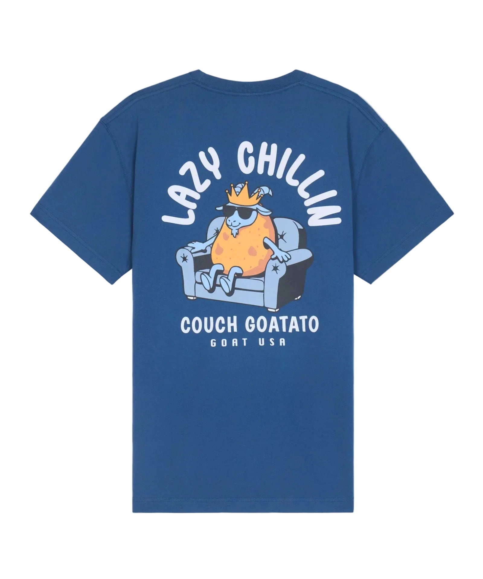 GOAT USA Couch Potato T-Shirt - Deep Sea