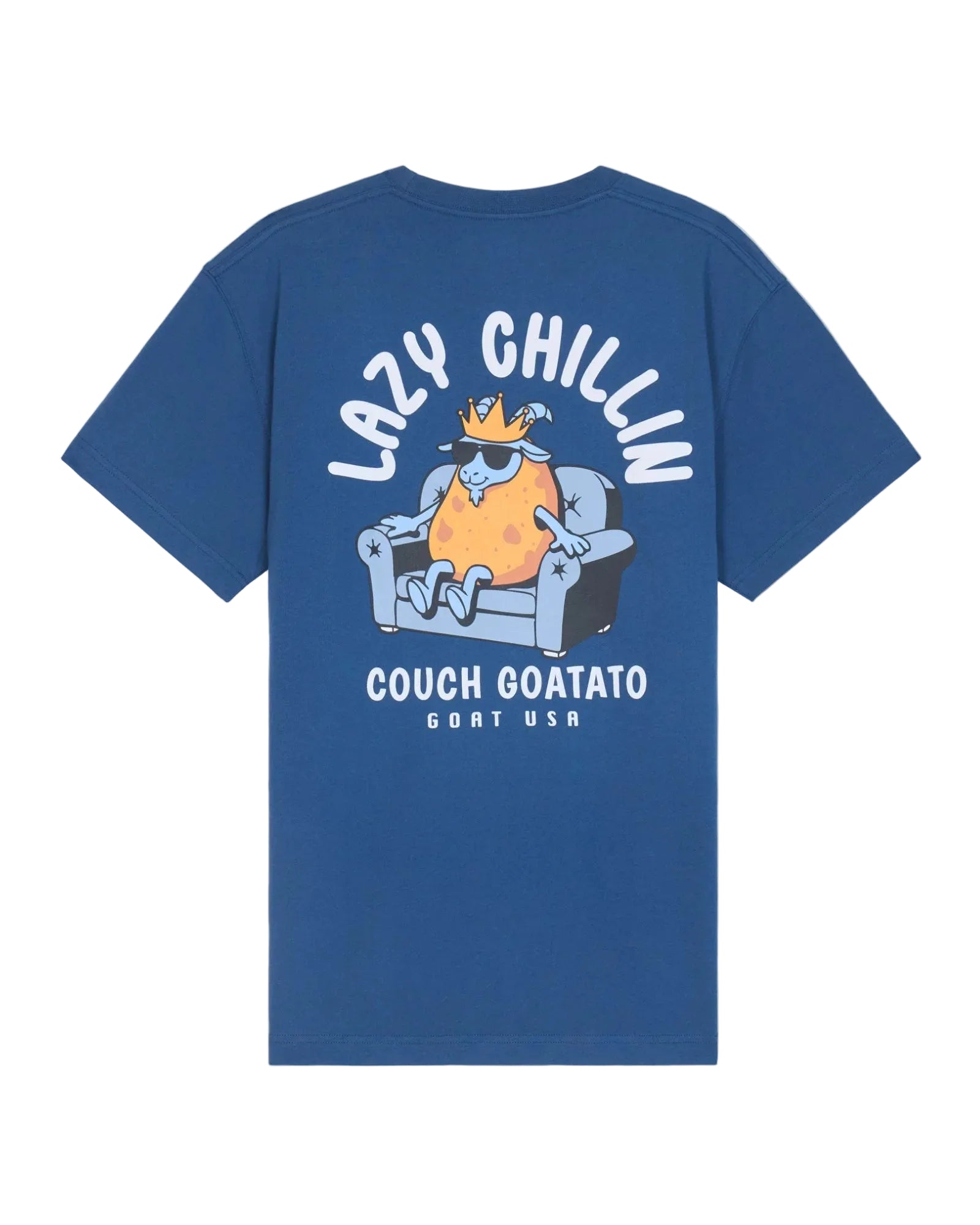 GOAT USA Couch Potato T-Shirt - Deep Sea