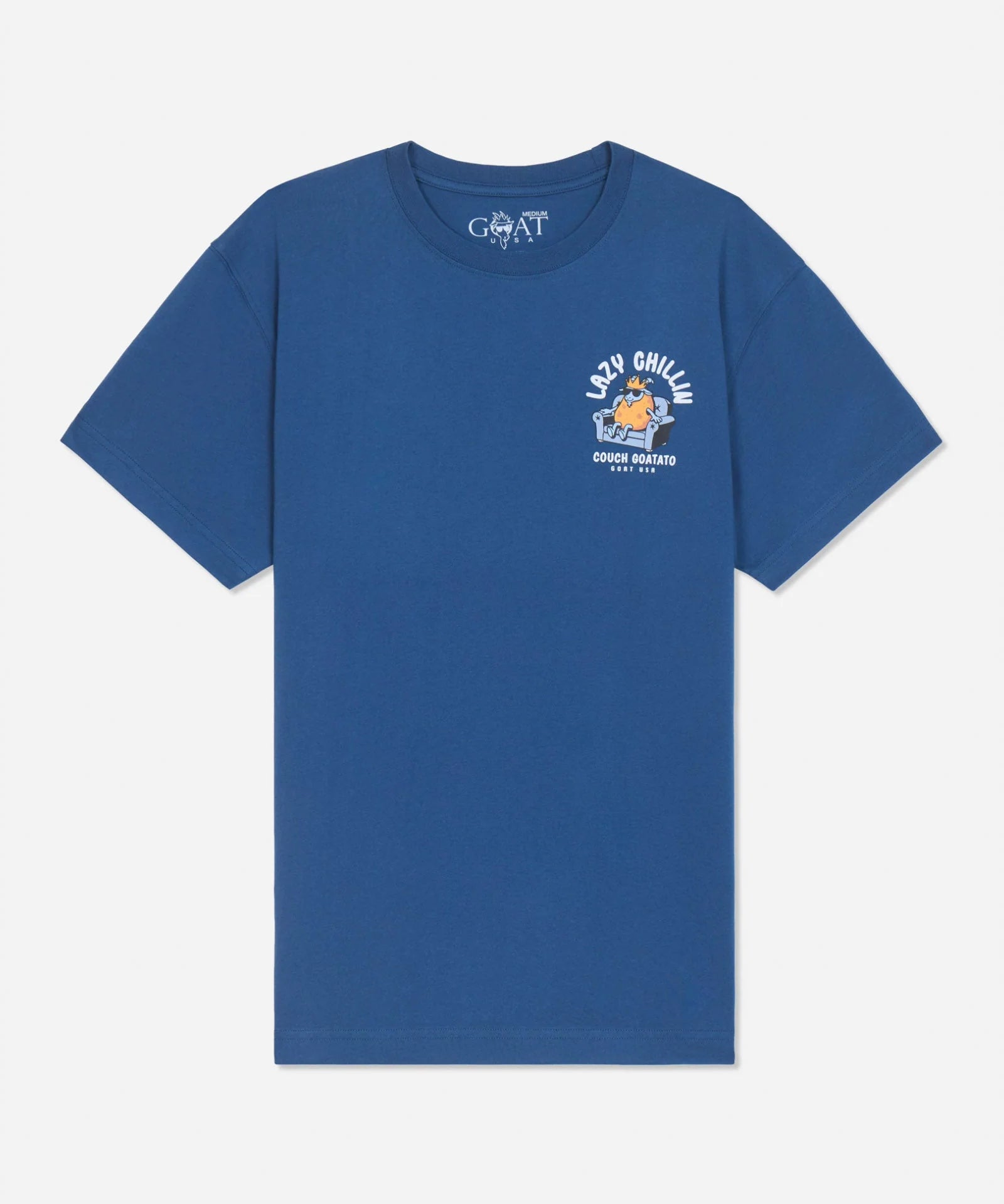 GOAT USA Couch Potato T-Shirt - Deep Sea