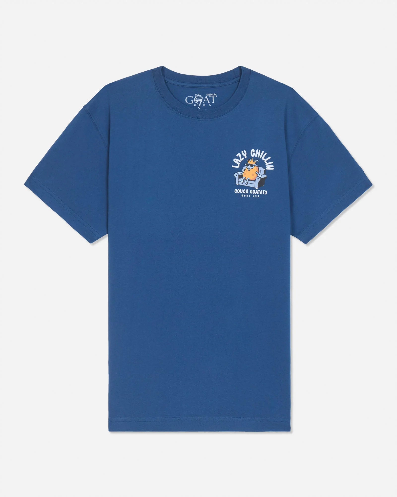 GOAT USA Couch Potato T-Shirt - Deep Sea