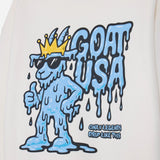 GOAT USA Drip GOAT Hooded Sweatshirt- Bone