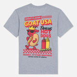 GOAT USA Youth Famous Hot Dogs T-Shirt - Gray