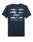 Southern Tide Fish Stamp Kids T Shirt