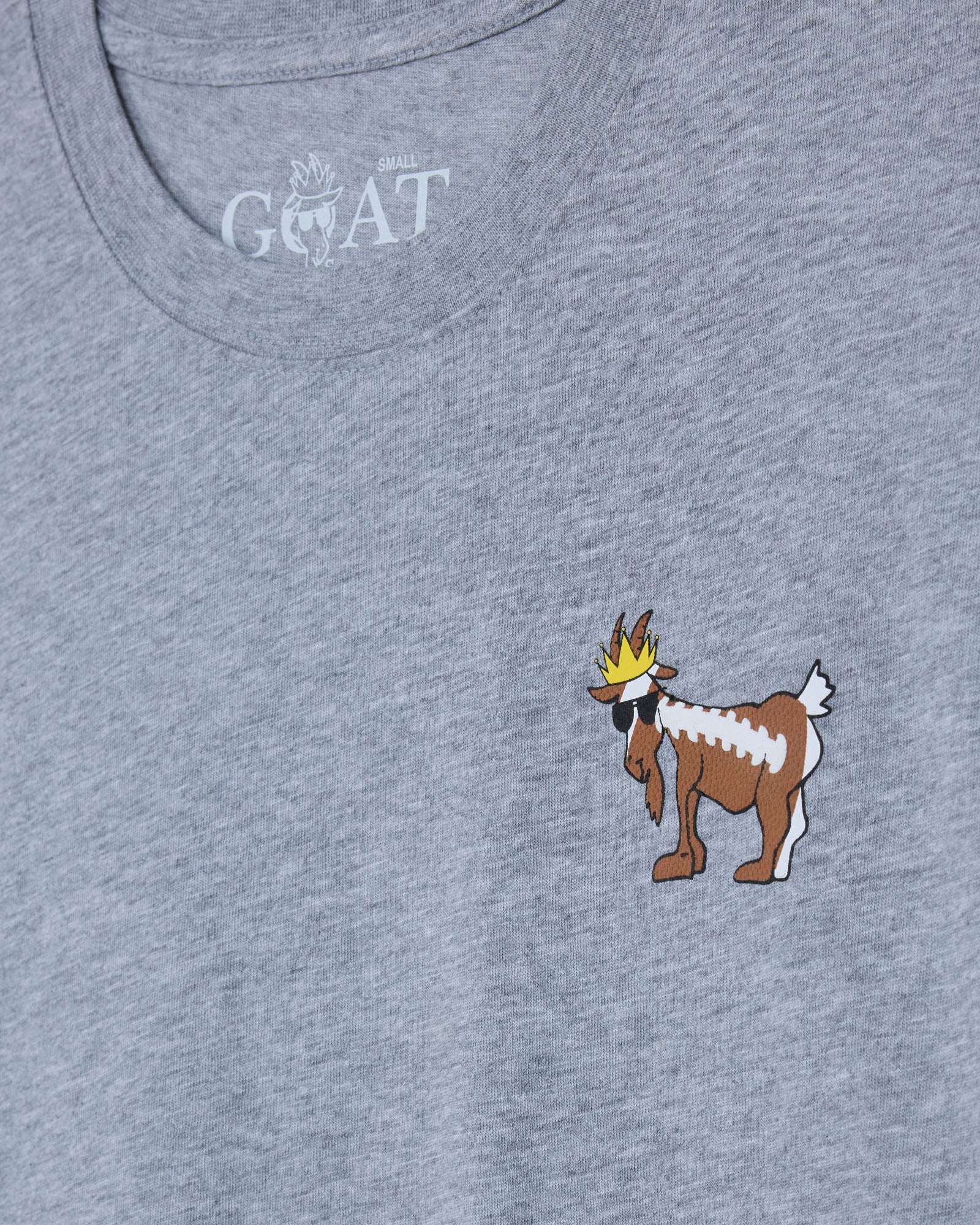 GOAT USA Football T-Shirt- Gray