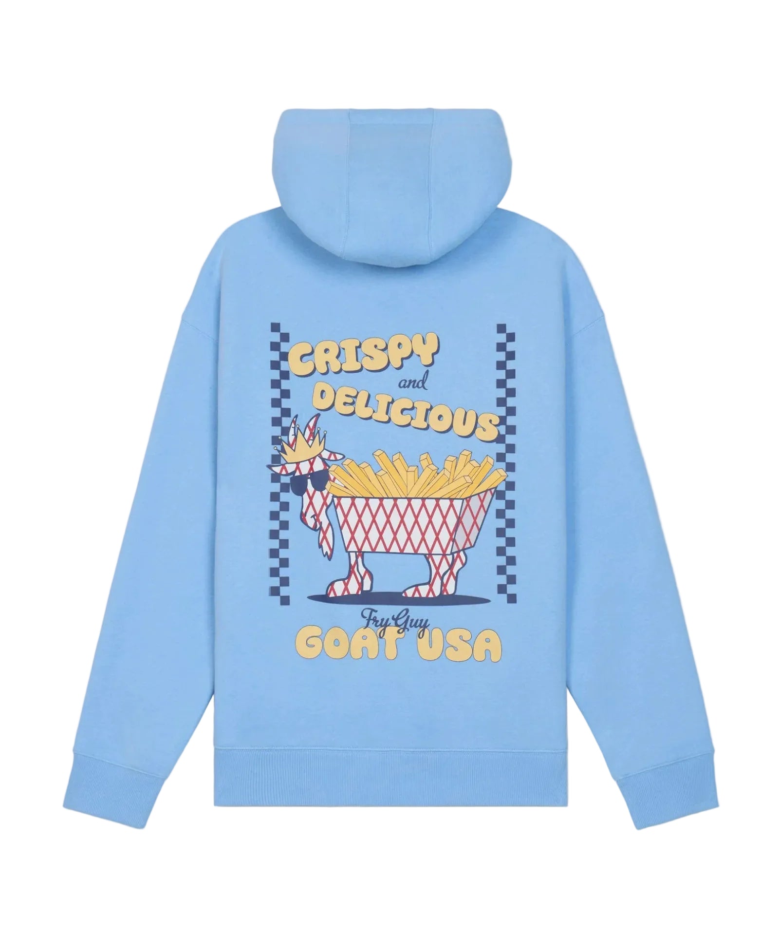 GOAT USA Fry Guy Hooded Sweatshirt- Carolina Blue