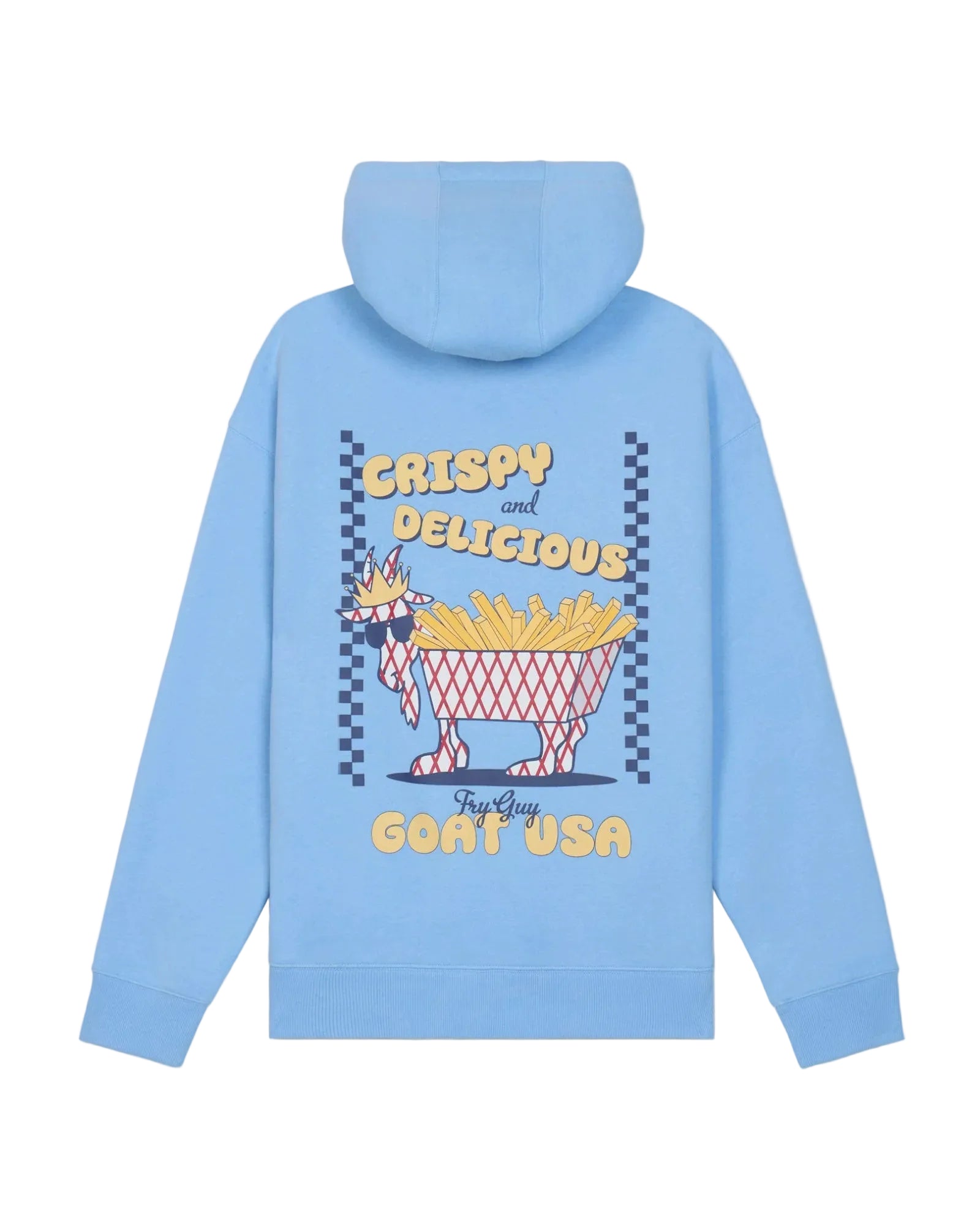 GOAT USA Fry Guy Hooded Sweatshirt- Carolina Blue