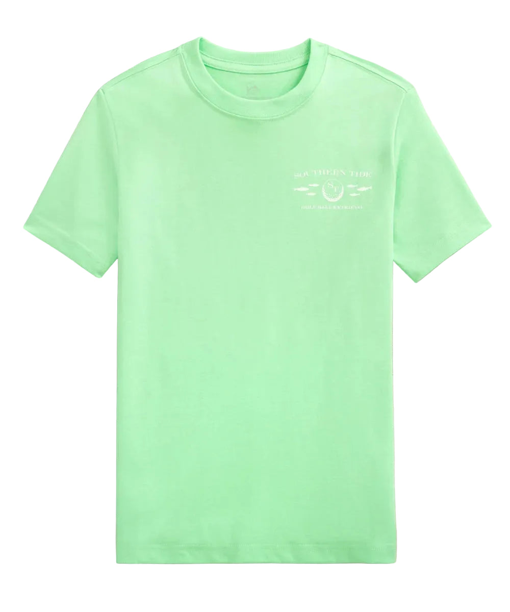 Golf Close One Short Sleeve Tee- Green Ash