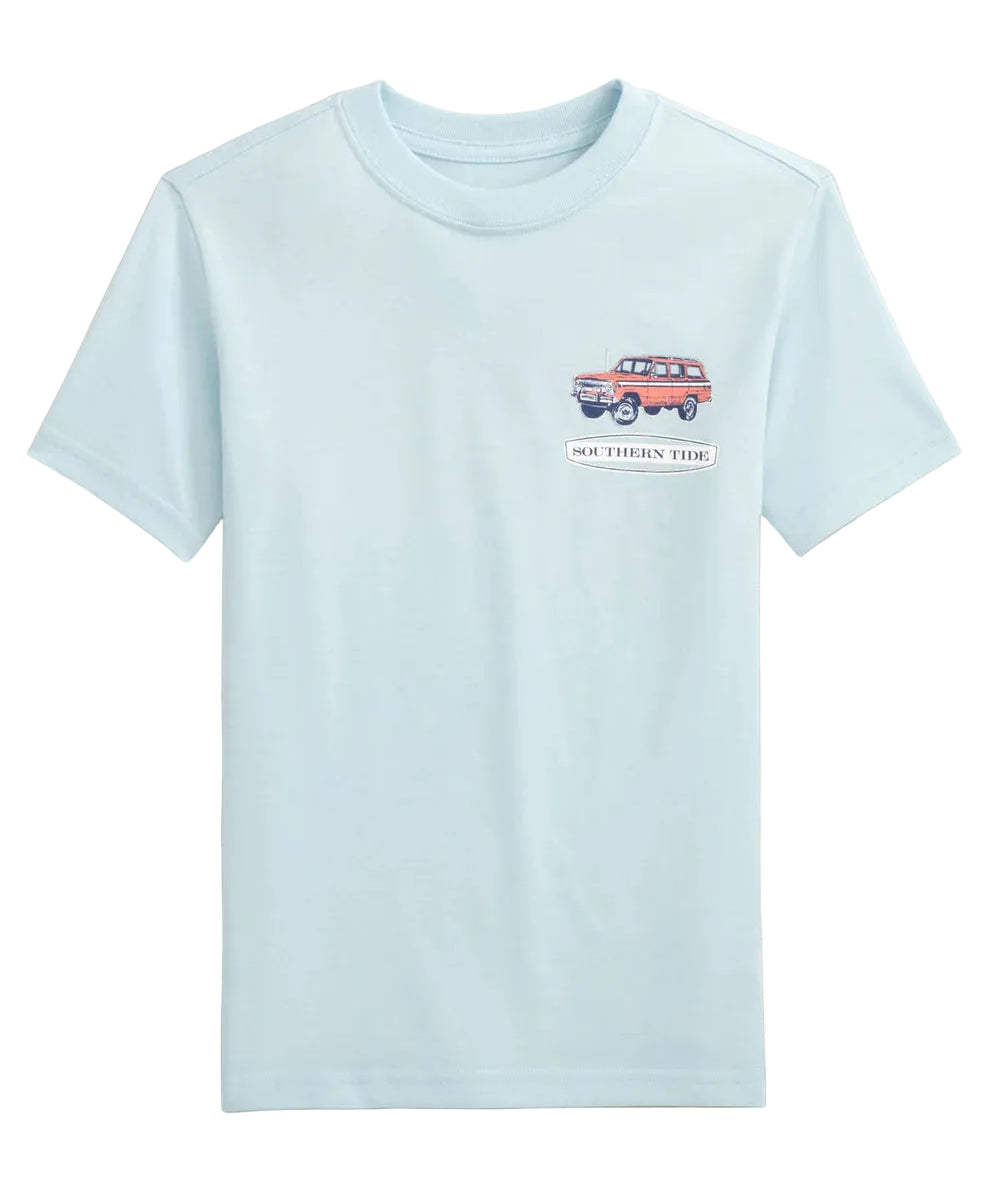 Marsh Wagon Tee- Clear Day Blue