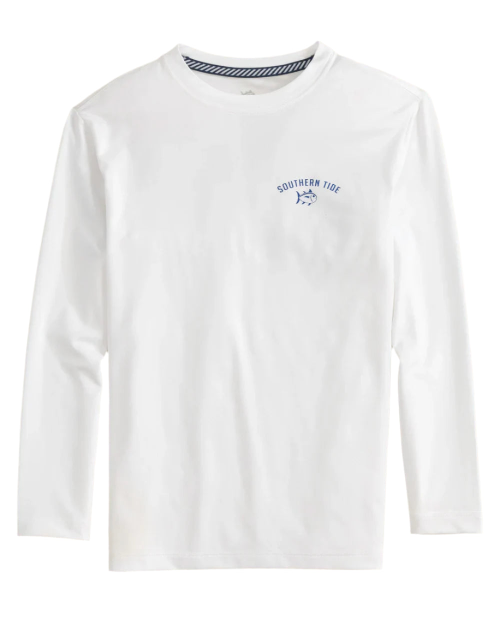 Southern Tide Palms and Skip Jacks Performance Tee- White