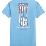 Southern Tide Kids Patriotic Bats Short Sleeve T-Shirt- Ocean Channel