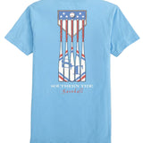 Southern Tide Kids Patriotic Bats Short Sleeve T-Shirt- Ocean Channel