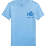Pineapple Parade Short Sleeve Tee- Ocean Channel