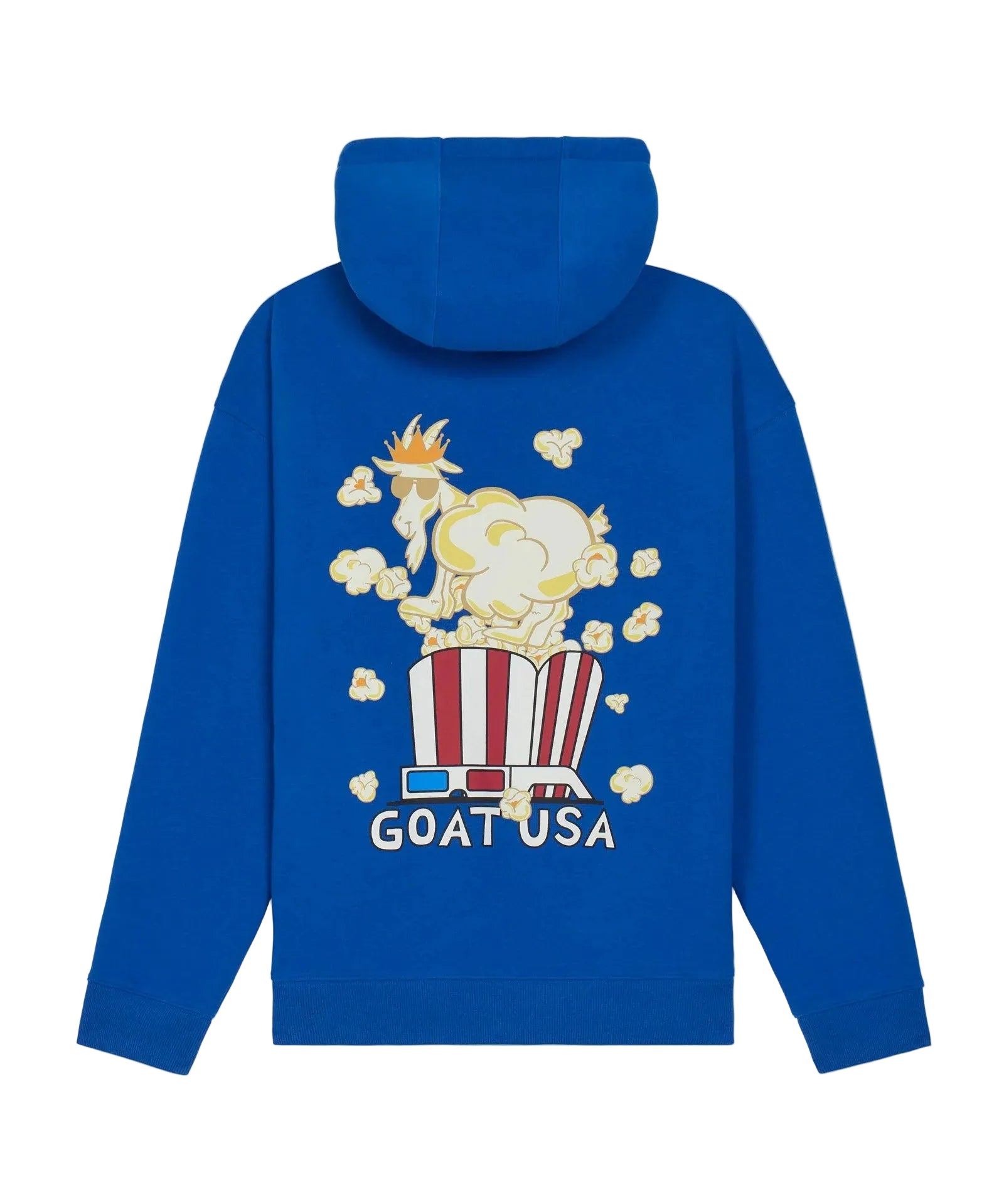 GOAT USA Royal Popcorn Hooded Sweatshirt- Royal