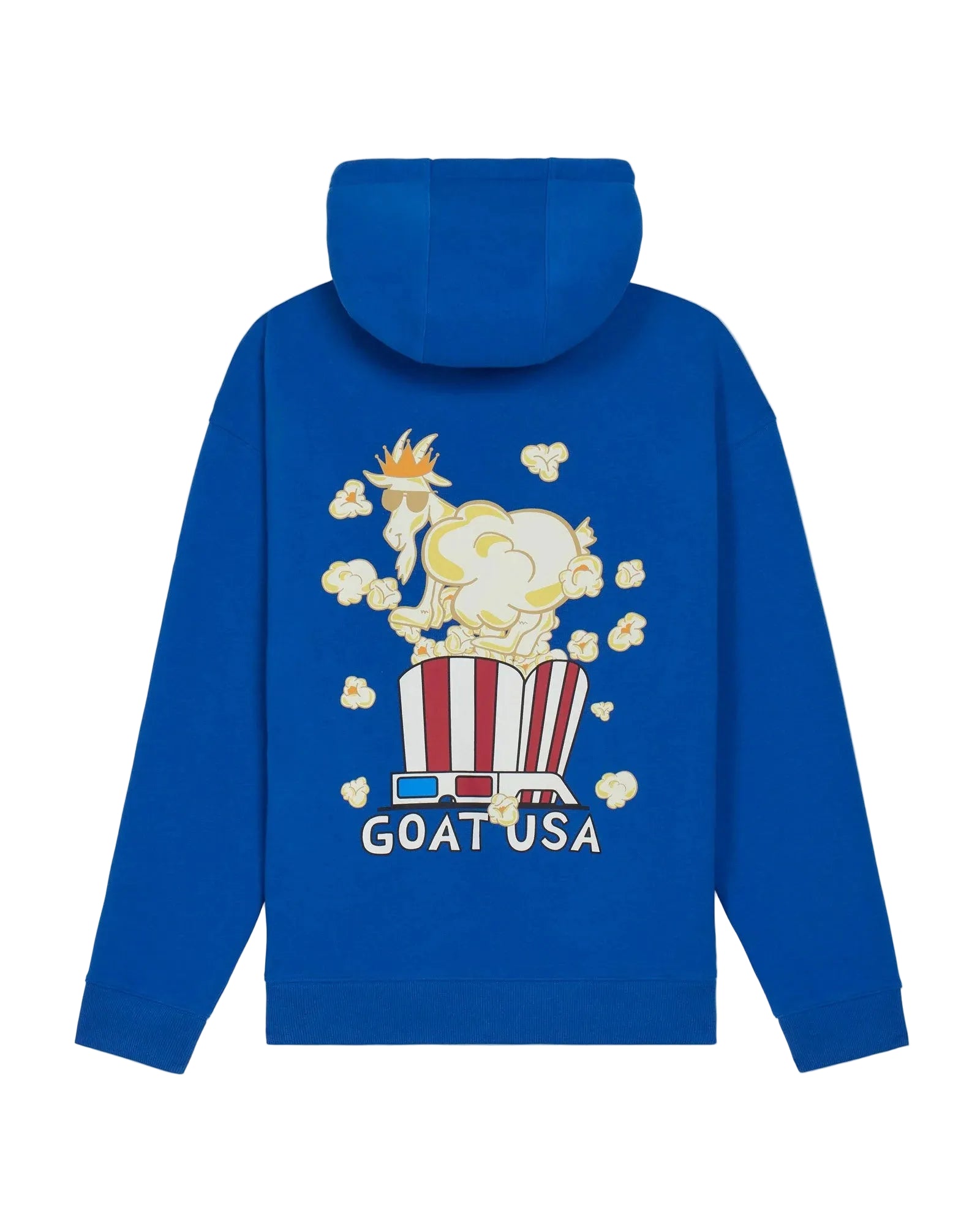 GOAT USA Royal Popcorn Hooded Sweatshirt- Royal