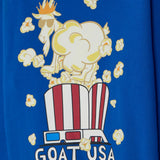 GOAT USA Royal Popcorn Hooded Sweatshirt- Royal