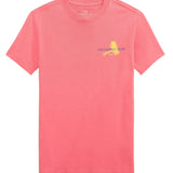 Reel Fly Adams Short Sleeve Tee- Island Pink