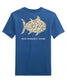 Southern Tide Kids Skipjack Fill Tackle Tangle Short Sleeve T-Shirt- Nautical Blue