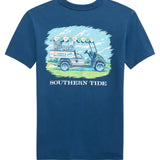 Southern Tide Skipjack Food and Beverage Short Sleeve Tee- Nautical Blue