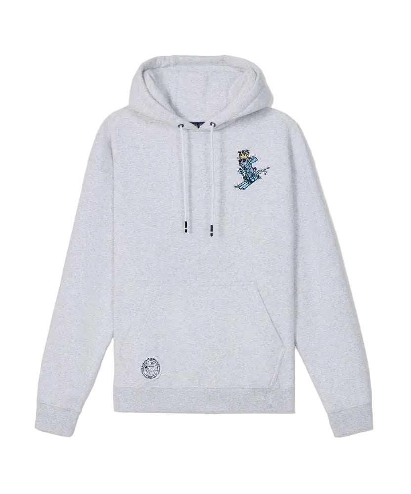 GOAT USA Snow Club Hooded Sweatshirt- Pale Gray Heather