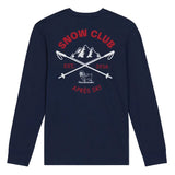 GOAT USA Snow Club T-Shirt- Navy Blazer