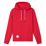 GOAT USA Thumbs Up Santa Hooded Sweatshirt- Enduring Red