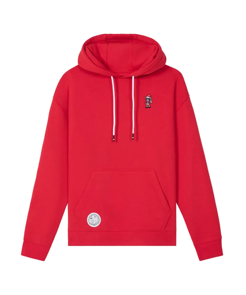 GOAT USA Thumbs Up Santa Hooded Sweatshirt- Enduring Red