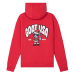 GOAT USA Thumbs Up Santa Hooded Sweatshirt- Enduring Red