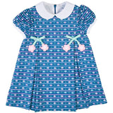 Florence Eiseman Floral Dress With Flower Ties