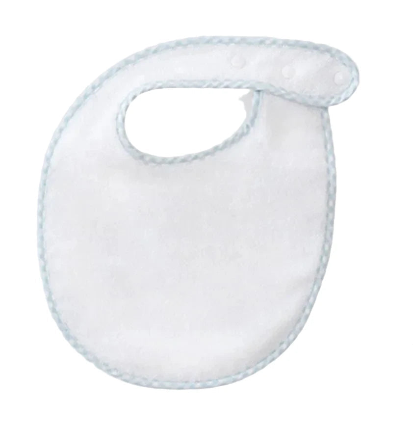Weezie Bib- Light Blue Gingham (Pair)