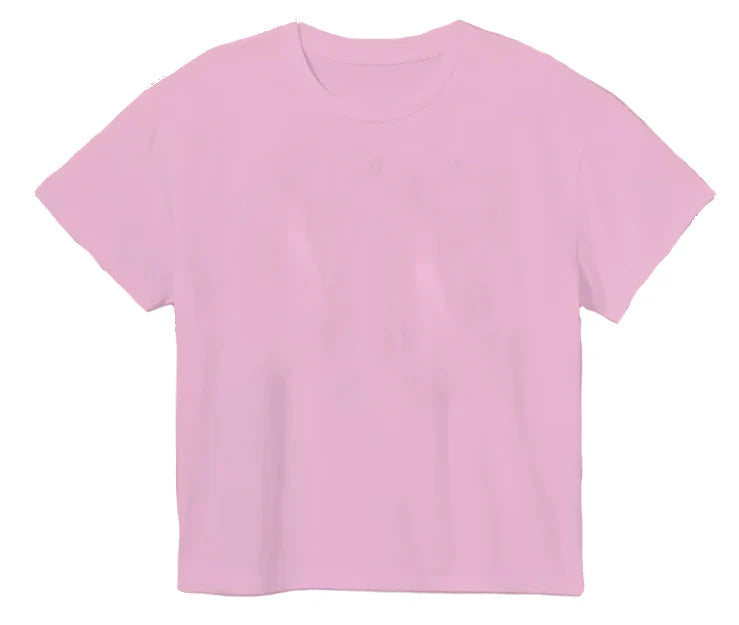 Azarhia Boxy Tee- Light Pink