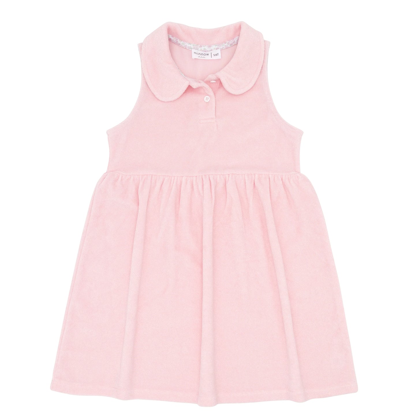 Minnow Pink French Terry Tennis Dress