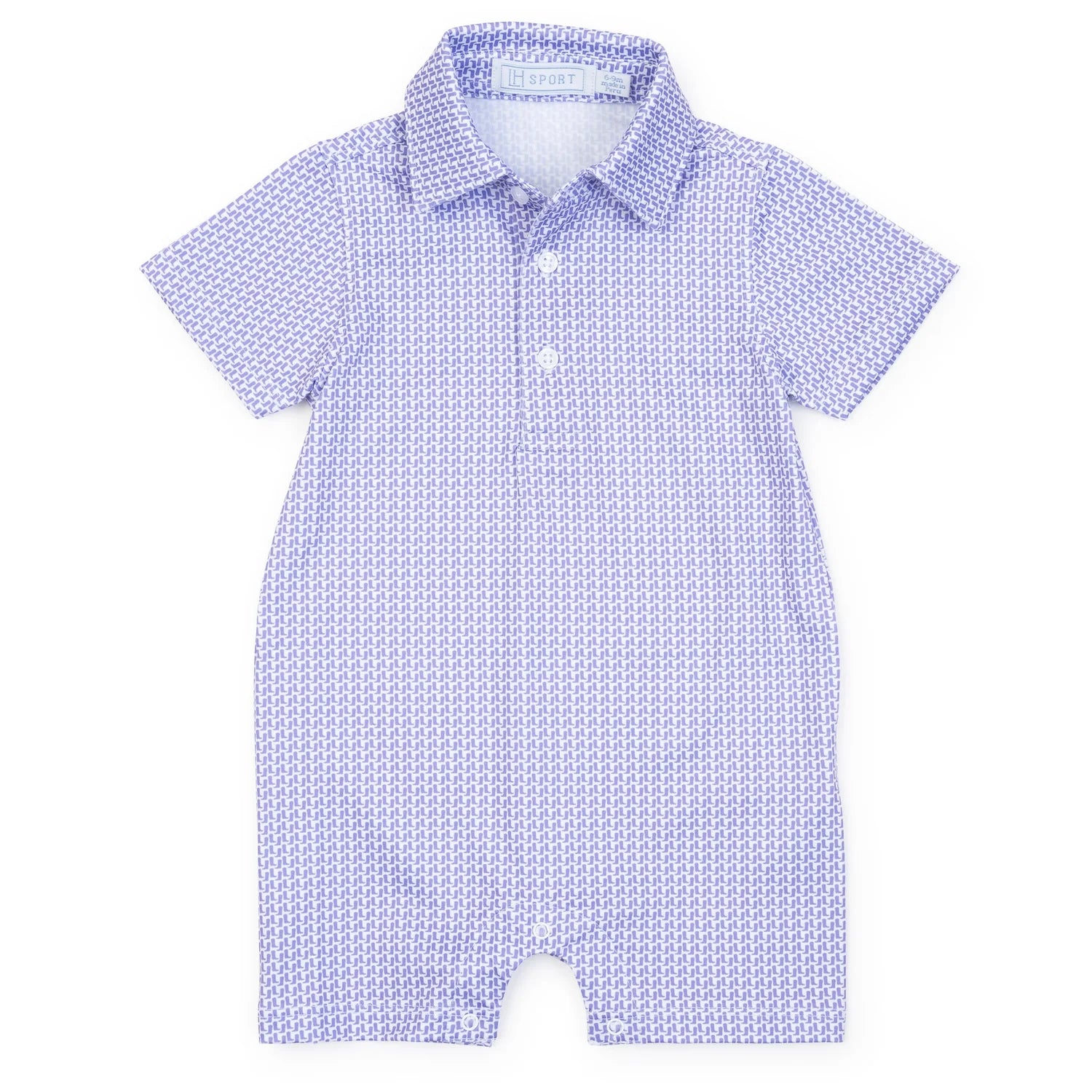 Lila and Hayes Austin Boys' Performance Shortall - Rambler Purple