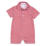 Lila and Hayes Austin Boys' Performance Shortall - Rambler Red