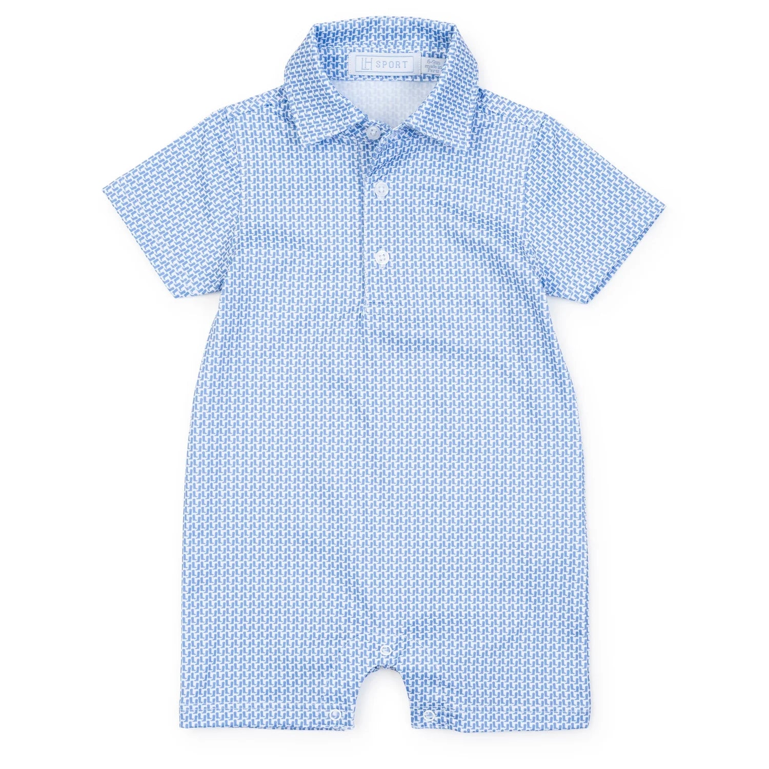 Lila and Hayes Austin Boys' Performance Shortall - Rambler Blue