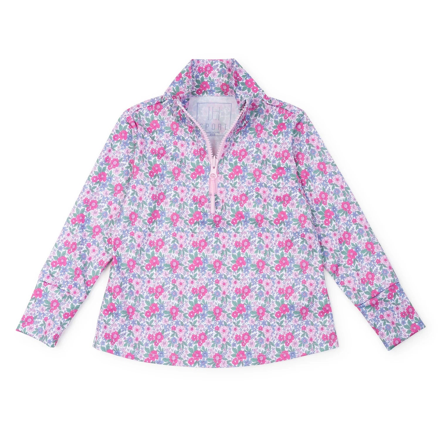 Lila and Hayes Blair Girls' Performance Pullover- Heirloom Floral