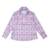 Lila and Hayes Blair Girls' Performance Pullover- Heirloom Floral