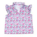 Ellie Girls' Sleeveless Performance Top- Heirloom Floral