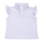 Lila and Hayes Ellie Girls' Sleeveless Performance Top- Petal Party Lavender