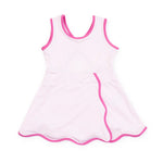Lila and Hayes Taylor Girls' Performance Dress- Cotton Candy Pink