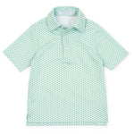 Lila and Hayes Will Performance Polo - Golf Tourney Classic Green
