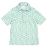 Lila and Hayes Will Performance Polo - Golf Tourney Classic Green