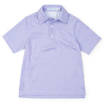 Lila and Hayes Will Performance Polo - Rambler Purple